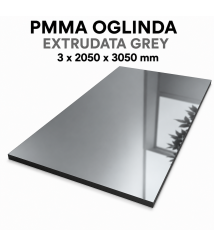 Oglinda acrilica PMMA Grey extrudata 3 x 2050 x 3050 mm Oglinda acrilica PMMA Grey extrudata 3 x 2050 x 3050 mm